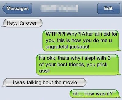 Hilarious Text Message Breakups Best Funny Jokes And Hilarious Pics 4u 