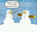 hilarious snowman joke cartoon