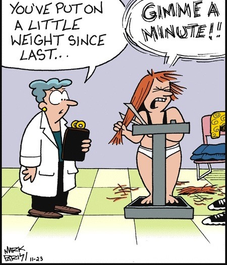 weight loss cartoon joke