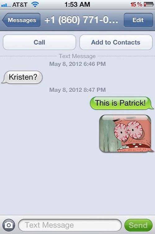 funny wrong number texts