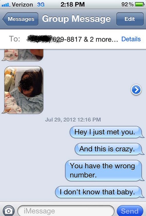 Hilarious wrong number replies