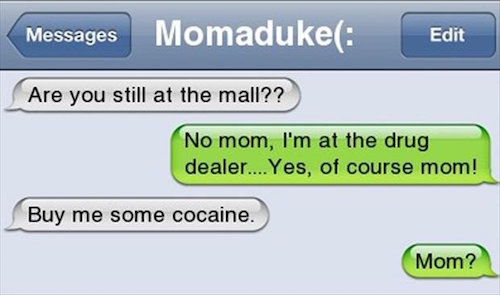 funny parent text
