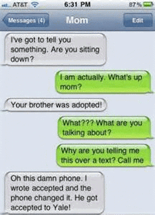 funniest parent texting fails