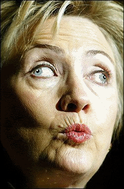 Hillary Funny Crazy Eyes