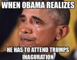 Obama at Trump's Inauguration